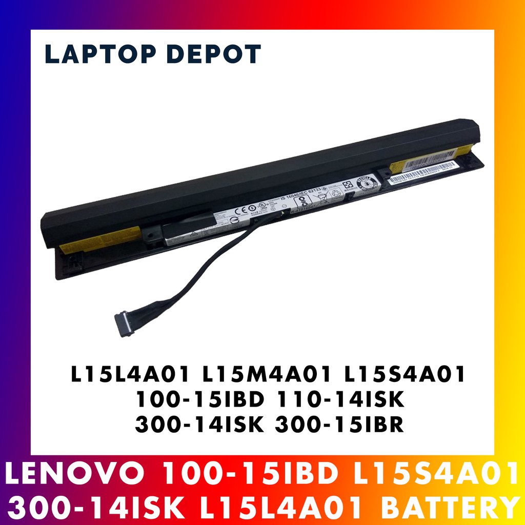 Lenovo Ideapad 100 15ibd 110 14isk 300 14isk 300 15ibr L15l4a01 L15s4a01 Original Battery Shopee Malaysia