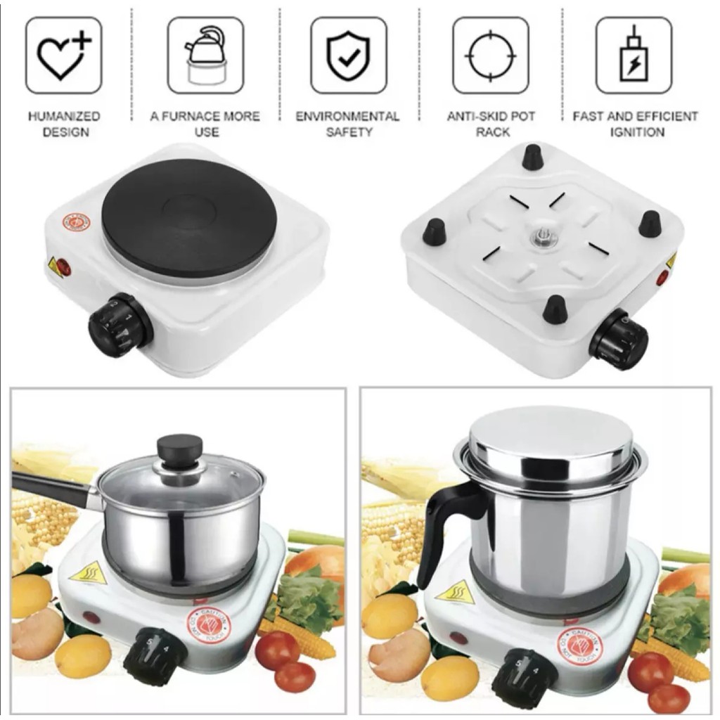 Dapur Elektrik Electric Stove Induction Cooker Portable Stove Hot Plate Burner Serbaguna 1000w