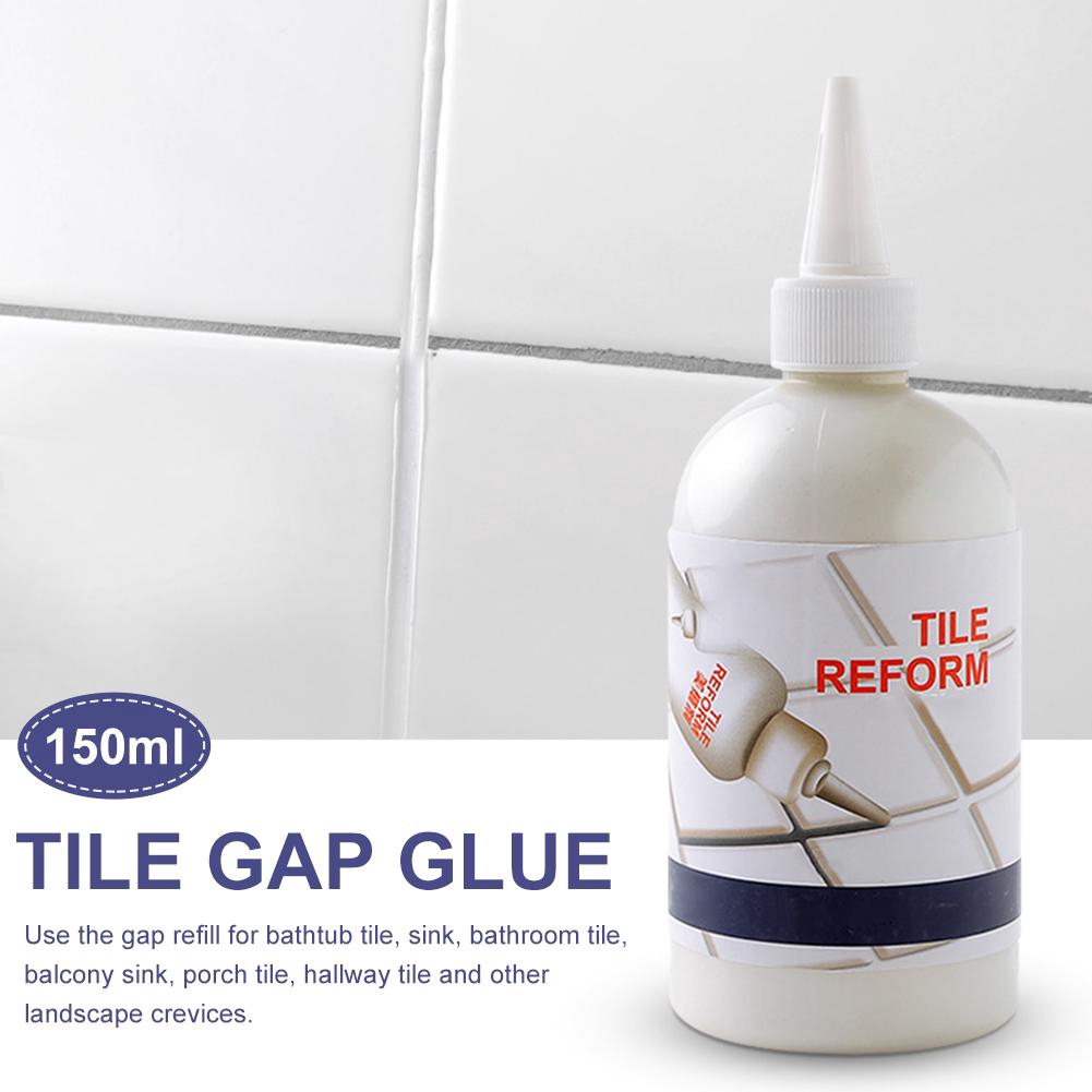 150ml tile gap glue durable efficient gap refill gel tile grout repair sealant restorer for bathtub washbasin porch