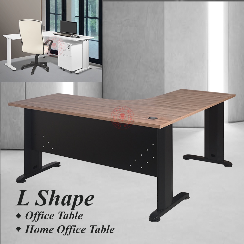 L Shape Office Table / Writing Table / Meja L Shape / Meja Pejabat