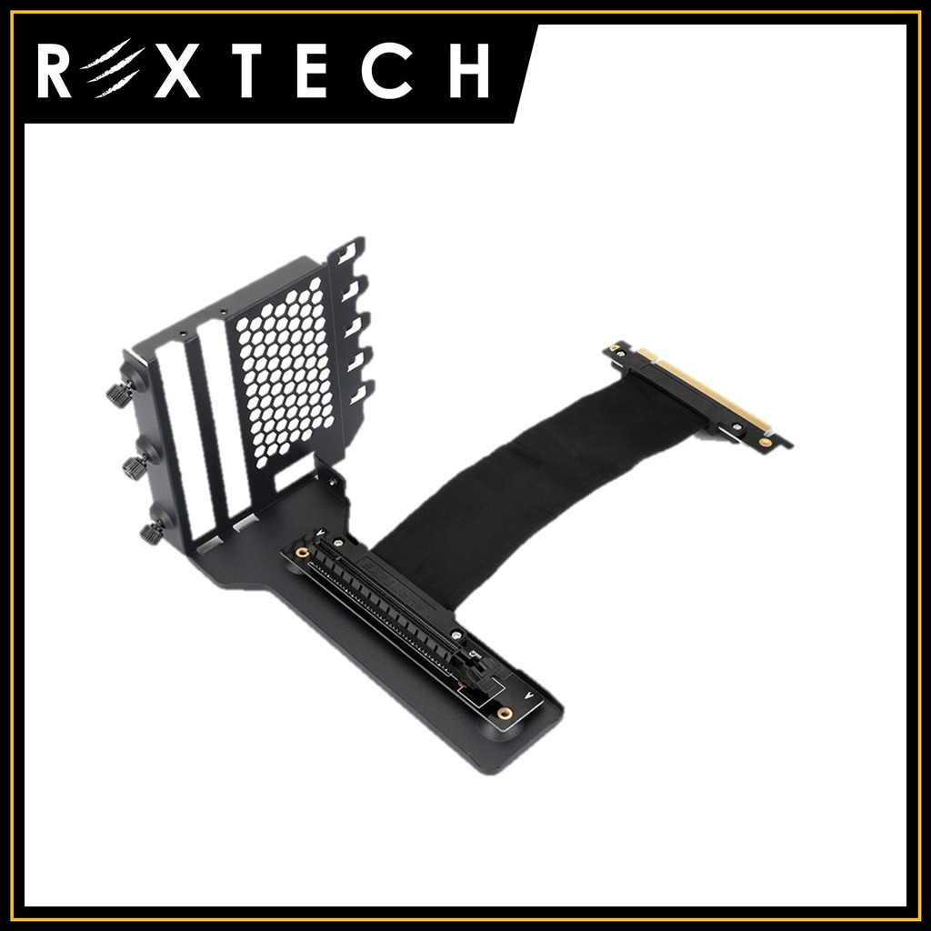 Phanteks Universal VERTICAL GPU Mounting Kit with 220mm Flat Line PciE X16 Riser Cable Kit