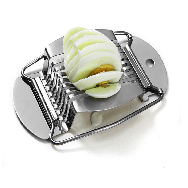 Stainless Steel Kitchen Boiled Egg Slicer Section Cutter Mushroom Tomato Chopper