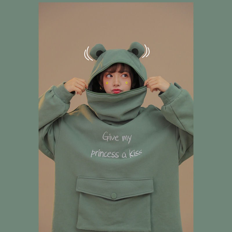 cute frog hoodie