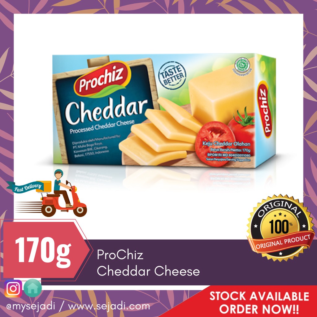 ProChiz Cheddar Cheese (170g) (Klang Valley Only) | Shopee Malaysia