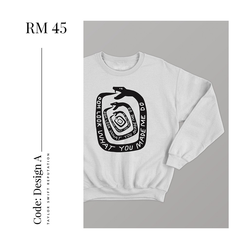 Taylor Swift Reputation Baby Terry Sweater Preorder