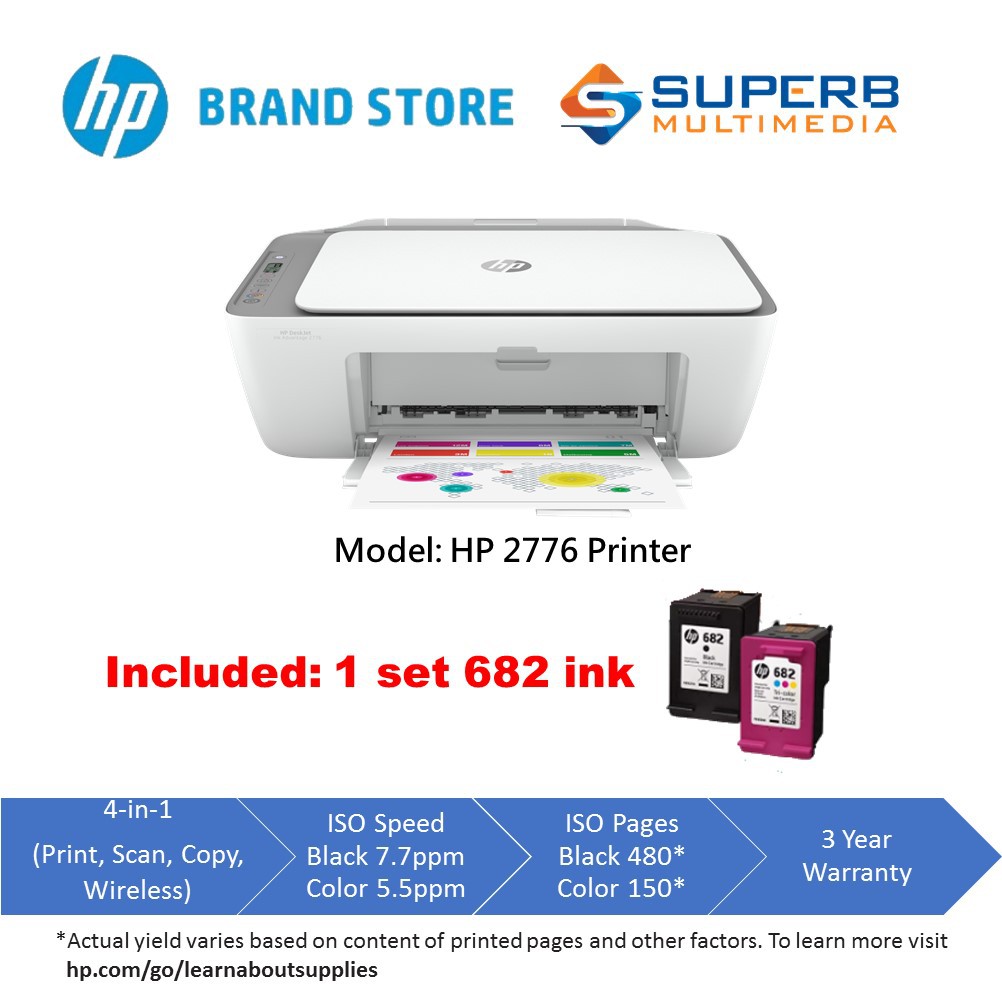 Driver ini merupakan driver terbaru yang rilis pada bulan februari 2022 yang terdiri dari hp deskjet 2776 scanner driver download dan hp deskjet 2776 printer . HP DeskJet 2776 Printer - Print/Scan/Copy/Wireless | Shopee Malaysia