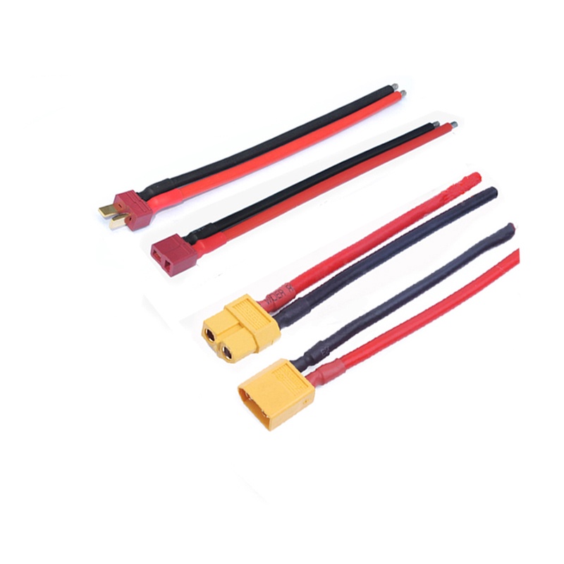 4 XT30 FEMALE CONNECTORS W/ 14AWG SILICONE WIRE CABLE PIGTAIL 100MM RC BATTERY 