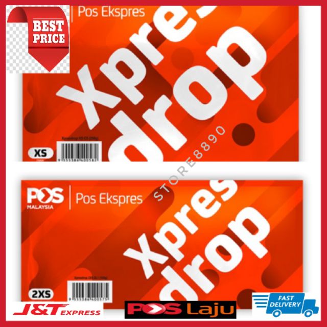 SAMPUL POS EXPRESS DROP 2XS & XS | Shopee Malaysia