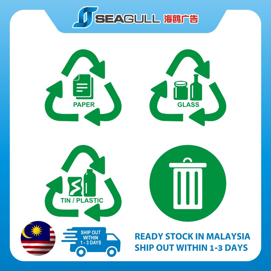 Kitar Semula Logo : Cintailah Alam Sekitar : Recycling (mrf) and