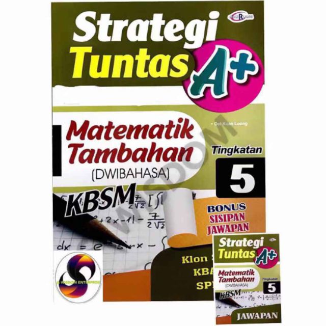 Buku Teks Matematik Tambahan Tingkatan 5 Kbsm / Buku Teks Matematik