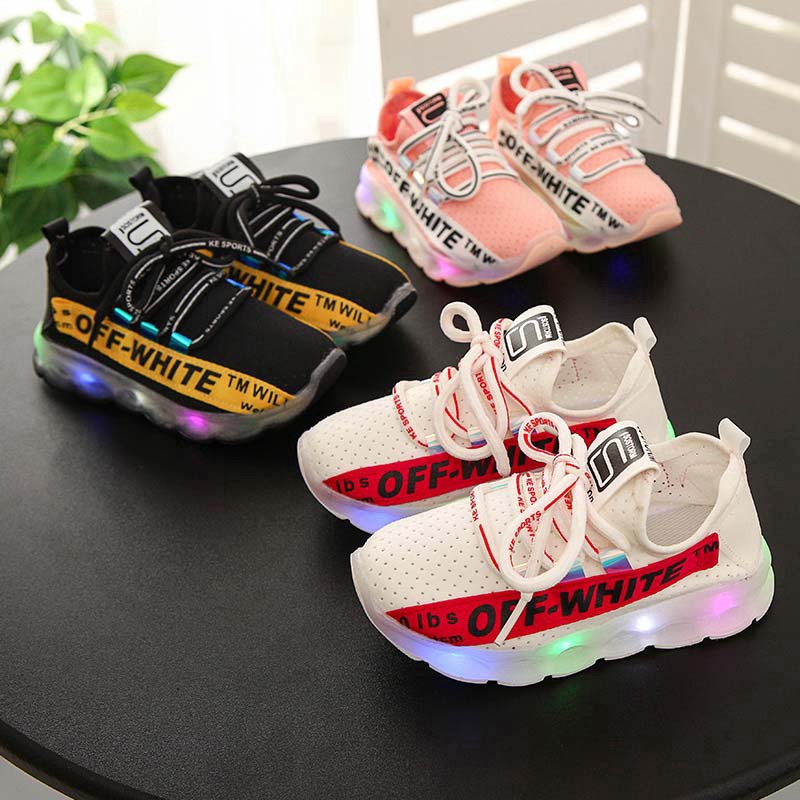 kids off white shoes