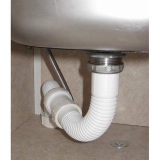 -Ready Stock- Flexible Waste PVC Pipe for Plumbing Faucet Basin ...