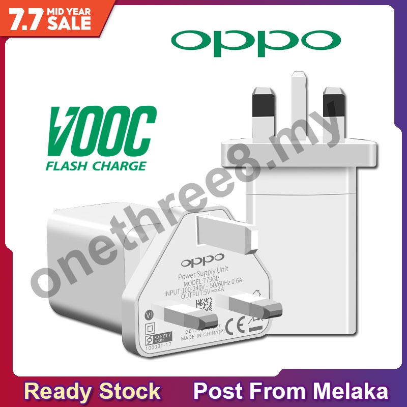 OPPO VOOC 5V/4A Charger & VOOC TypeC Micro USB Cable Fast Charging
