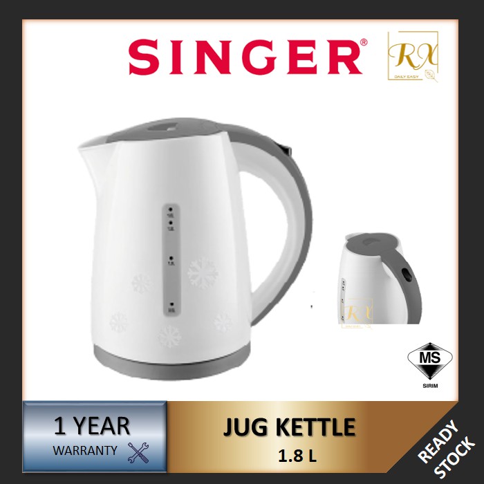 [BUBBLE WRAP] SINGER JK180K 1.8L JUG KETTLE