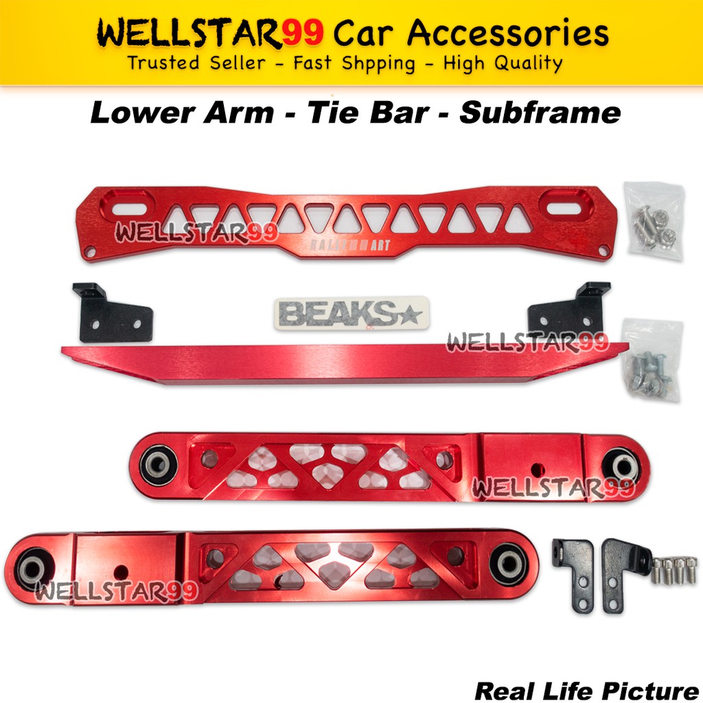 ASR Beaks Bar Wira / Persona / Gen 2 / Waja /Satria / Rear Lower Arm - Tie  Bar - Subframe | Shopee Malaysia