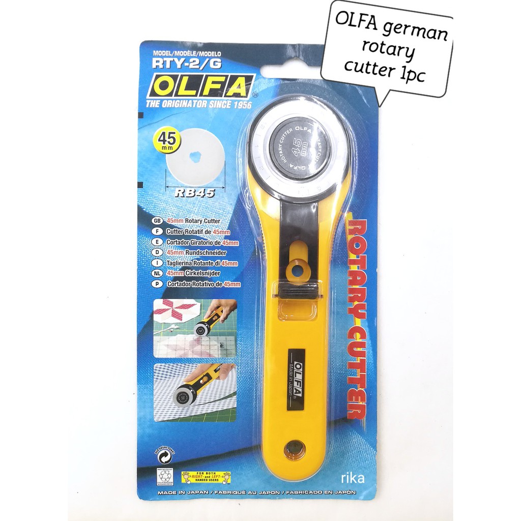 Olfa rotary cutter Japan 45mm 1pc | Shopee Malaysia