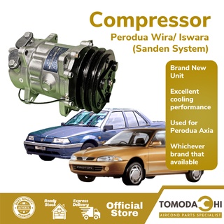 TOMODACHI Car Compressor Aircond Proton Wira Iswara SANDEN | Compressor ...