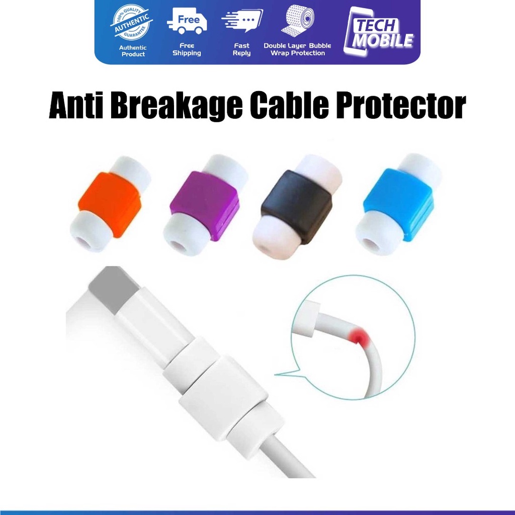 Anti Breakage Cable Protector For Cable USB Cord Saver Bite USB Cable ...