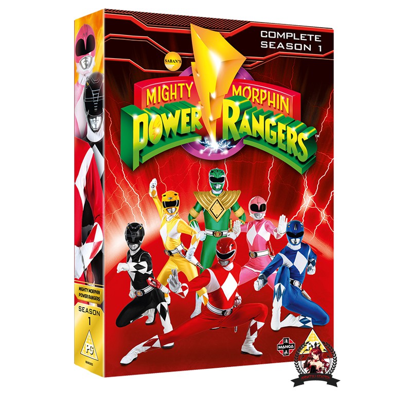 Mighty Morphin Power Rangers Season 1 Complete Series Dvd Shopee Malaysia