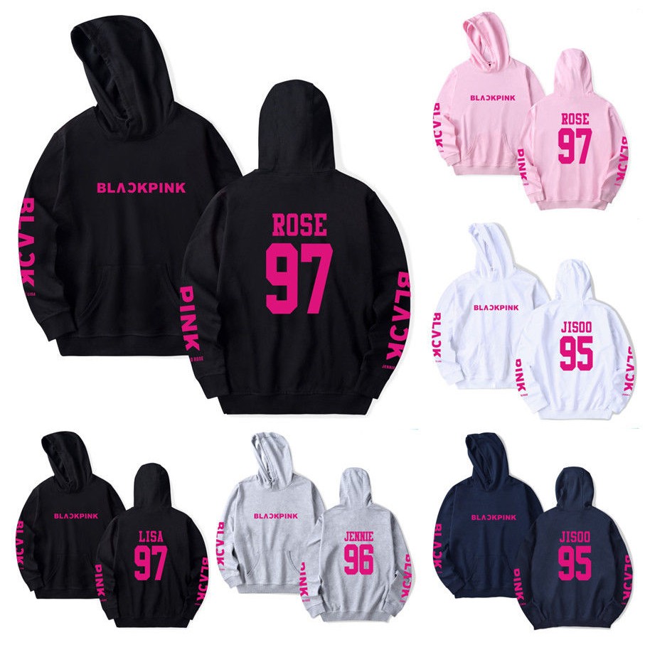 blackpink hoodie rose