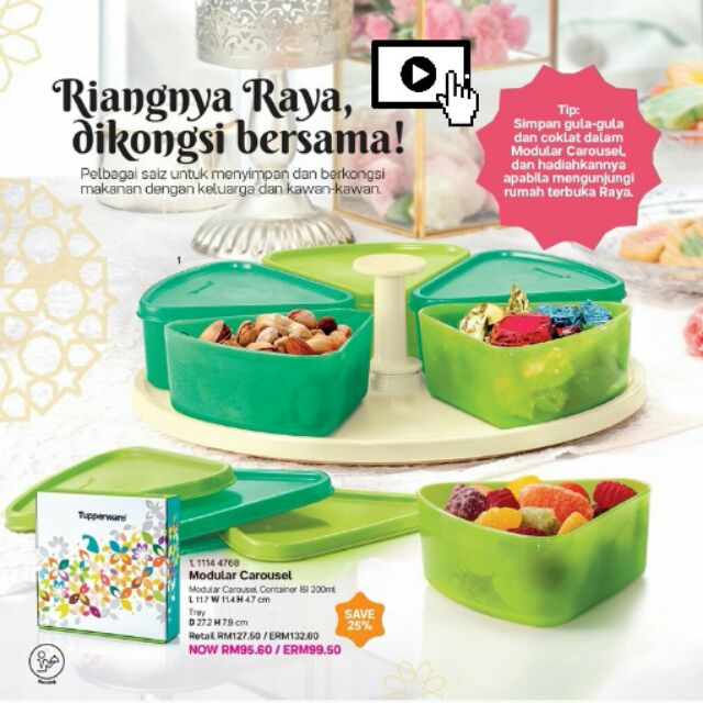 Tupperware Modular Carousel 200ml