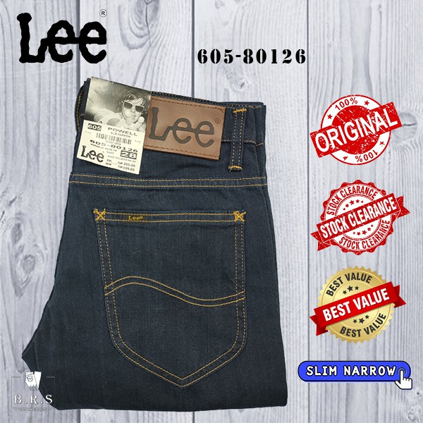 [ LEE ] MEN CLASSIC JEANS STRETCHABLE SLIM NARROW / DENIM JEANS ...