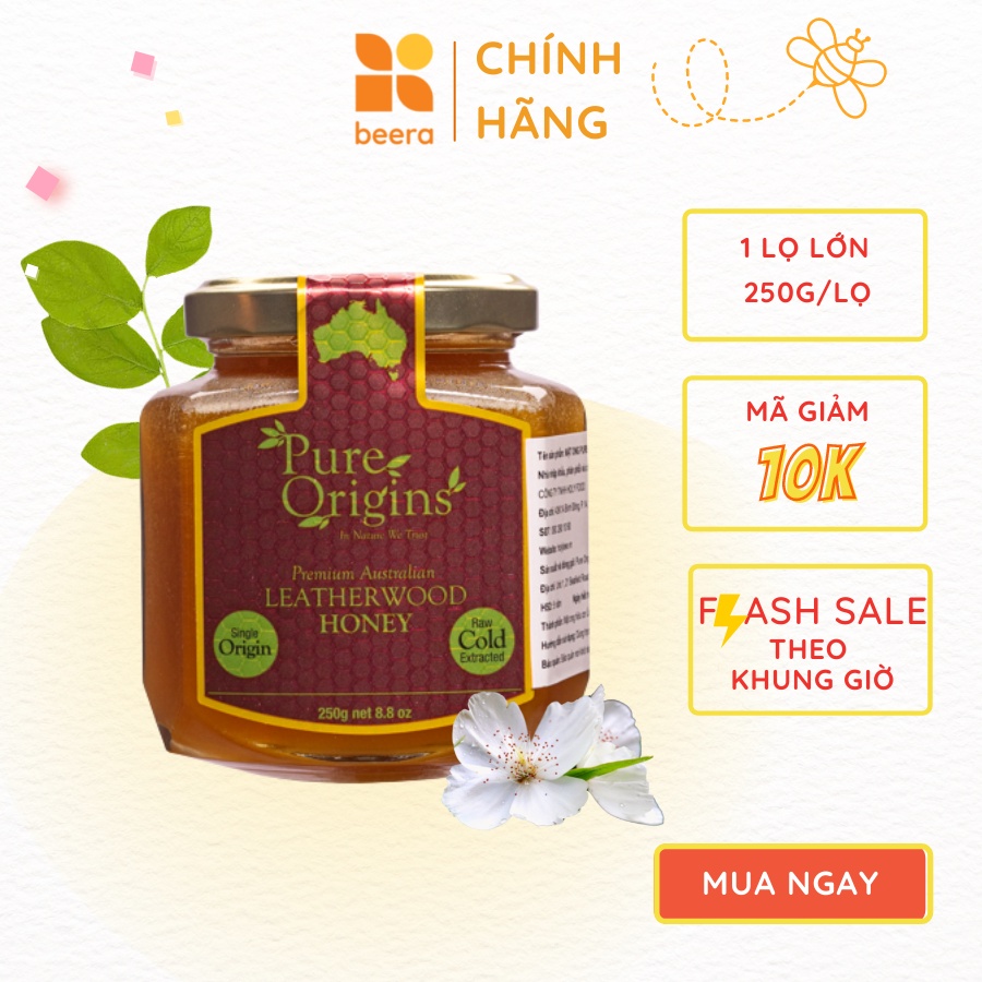 Leatherwood Pure Origins Beera Pure Honey supports coughing, sputum