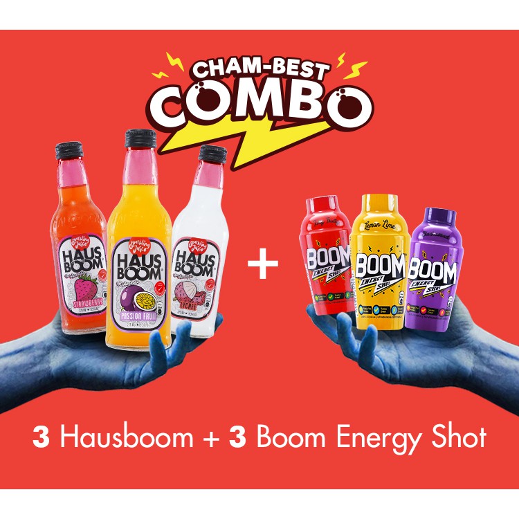 CHAMBEST COMBO! (Hausboom & Boom Energy Shot) Shopee Malaysia