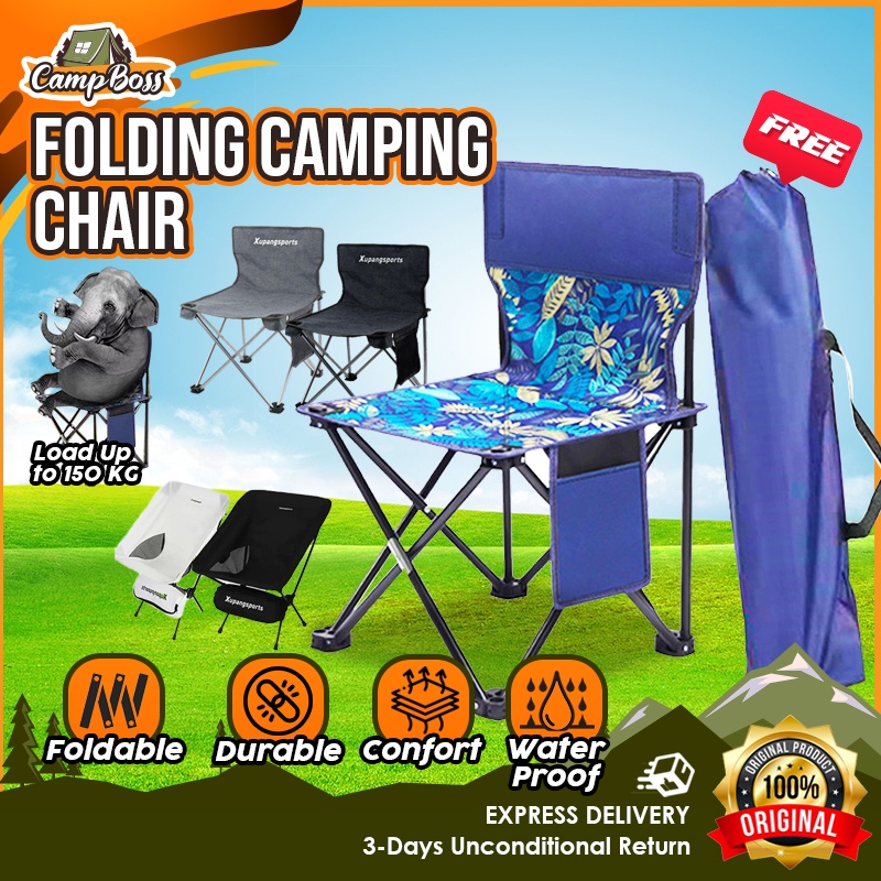 Ultralight Folding Camping Stool Chair Foldable Mancing Kerusi Lipat
