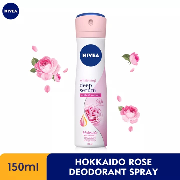 NIVEA Female Deodorant Spray - Hokkaido Rose 150ml