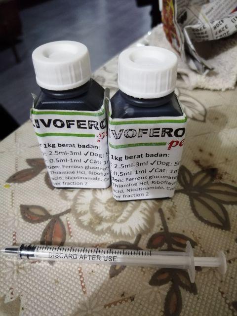 LIVOFEROL TONIC HATI / DOG CAT LIVER, BAGI GEMUK KUCING 