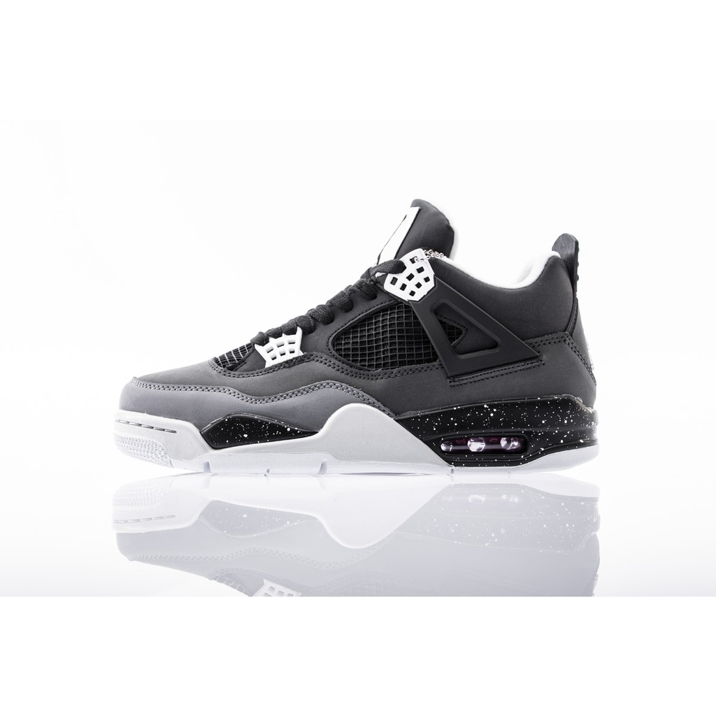 jordan 4 black white grey