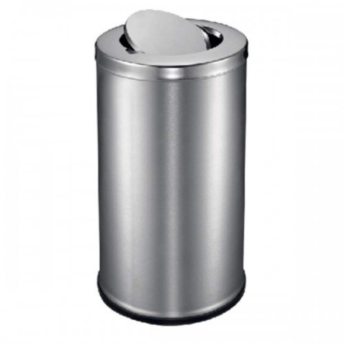 LD-RFT-086/SS Stainless Steel Round Waste Bin (Leader)