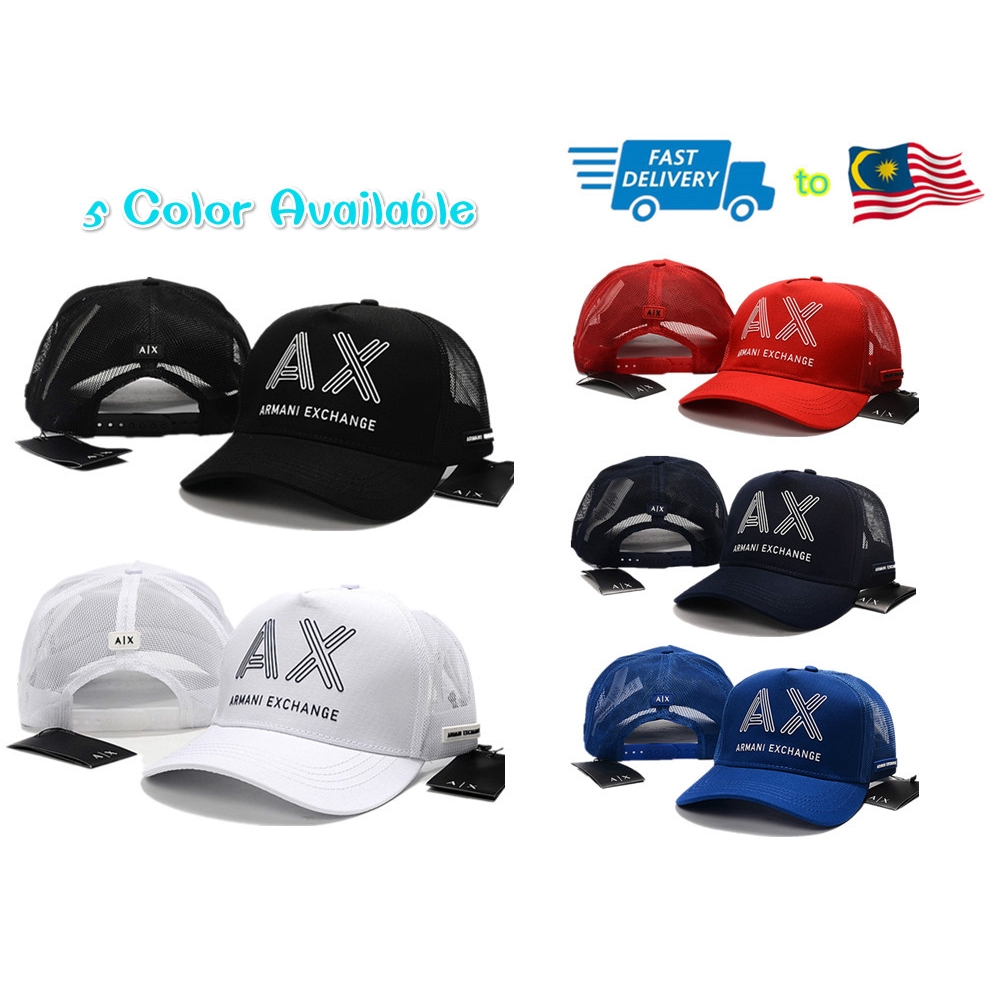 armani exchange skull cap
