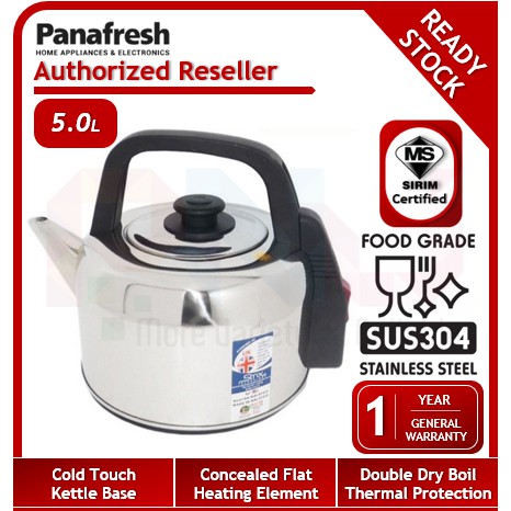 Panafresh 5.0L Stainless Steel Auto Electric Kettle with Concealed Heating Elements OP-47C ( OP47C / OP-47A / OP47A )