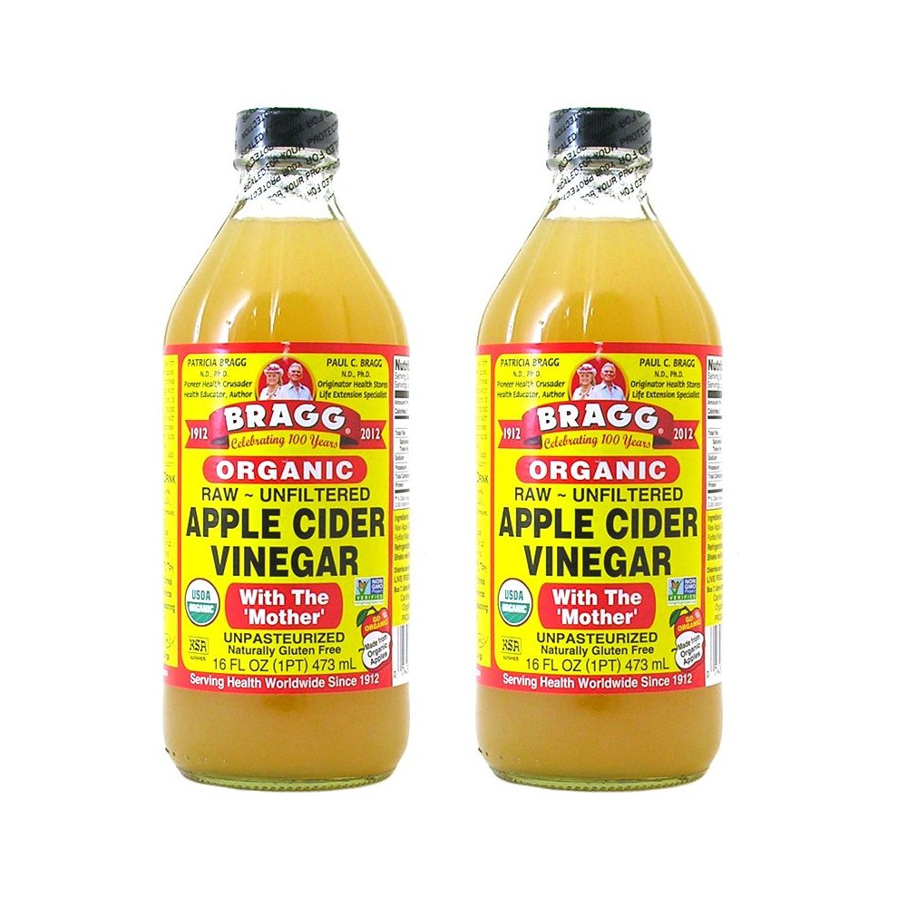 (Original) Bragg Organic Apple Cider Vinegar 946ml X 2 Bottles | Shopee ...