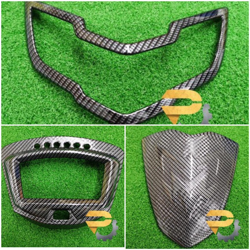 Y15ZR METER COVER GUARD LENS Y15ZR YAMAHA Y15ZR V1 V2 EXCITER CARBON