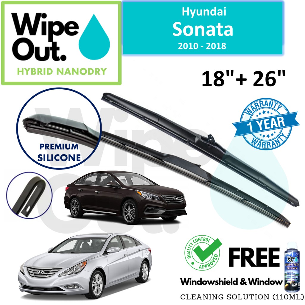 Descubrir 66+ imagen hyundai sonata wiper blades size In.thptnganamst