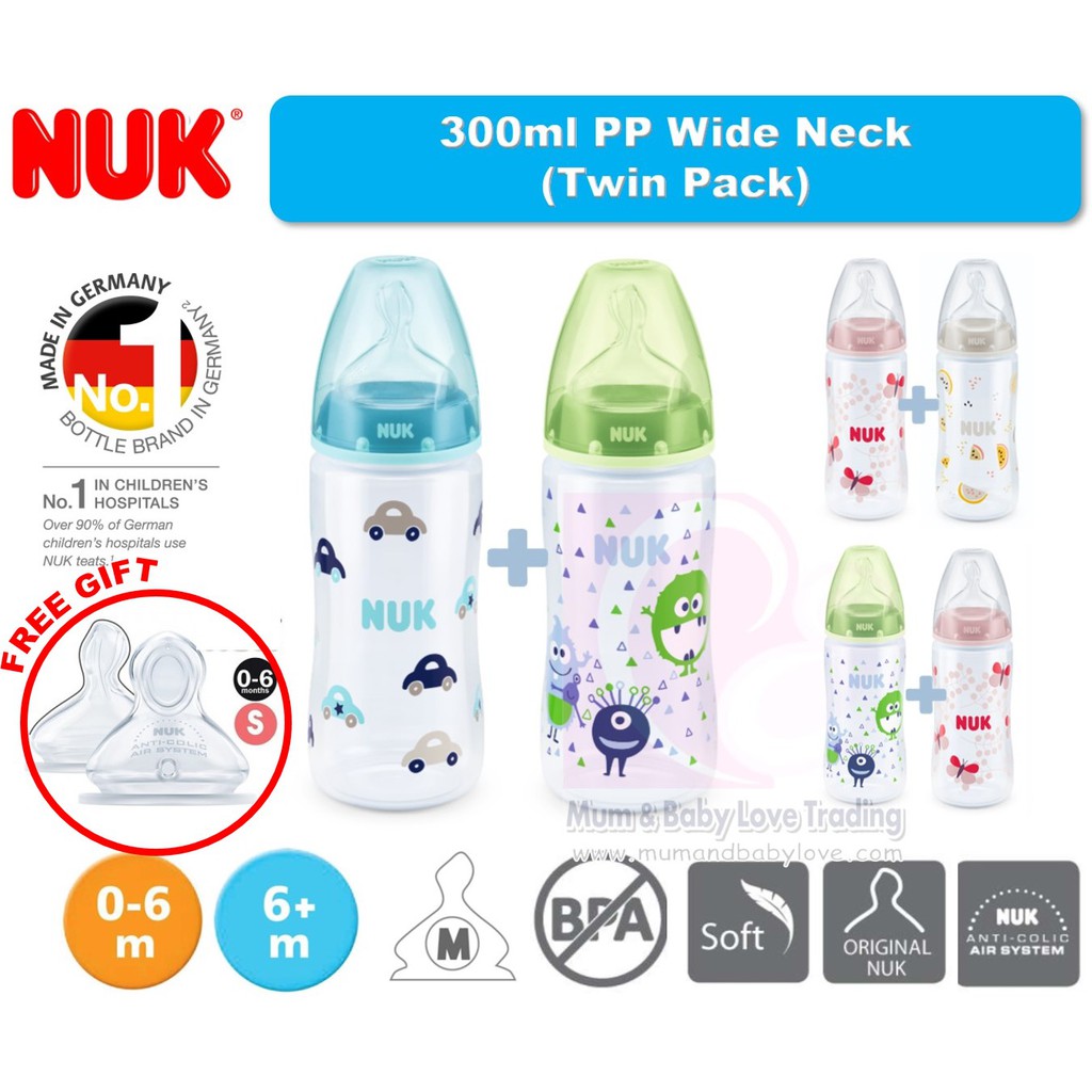 nuk baby teats