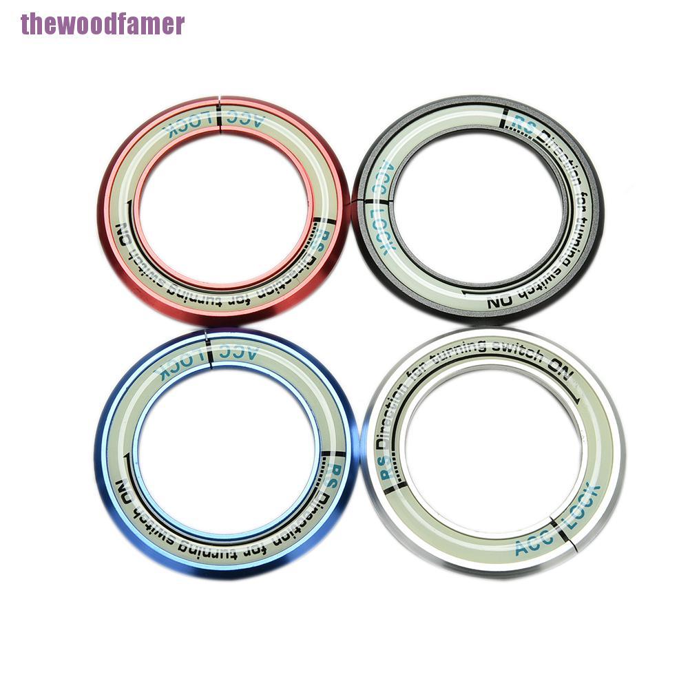 famer Luminous Ignition Switch Cover Key Switch Decoration Ring For