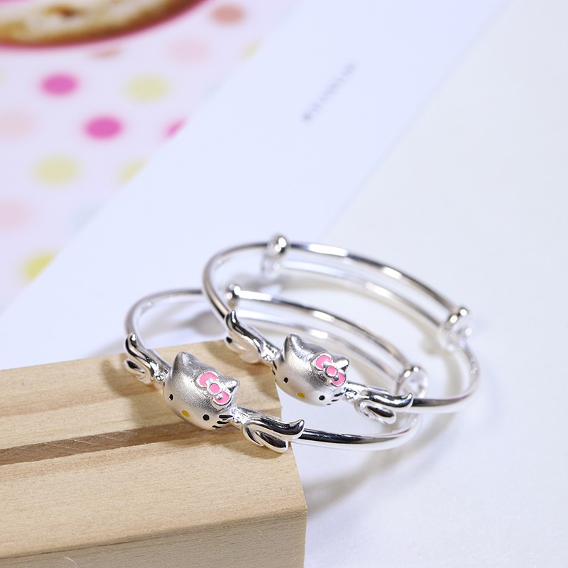 baby girl bangles silver