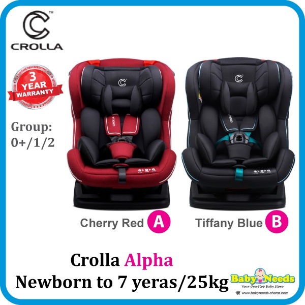 Crolla Alpha Convertible Baby Car Seat Shopee Malaysia