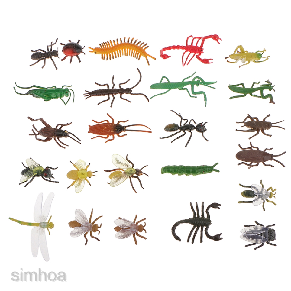 Details about   12pcs Plastic Insect Figures Bugs Lifelike For Children Educational Toys Gifts 