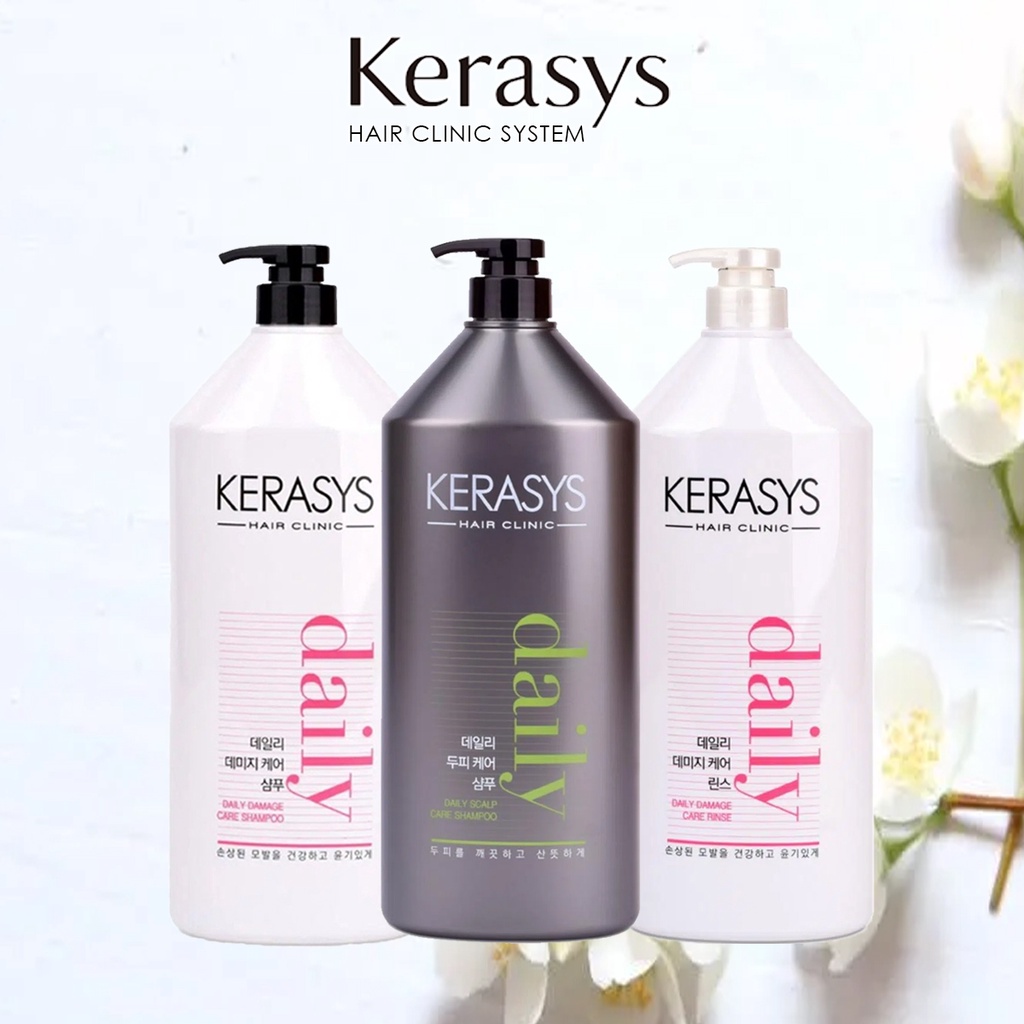 [Upsize 1500ml] Kerasys Hair Clinic Daily Damage Care / Scalp Care