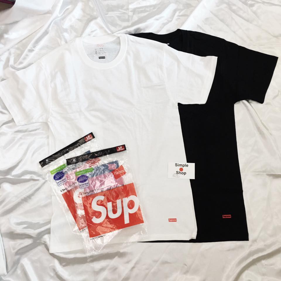 hanes x supreme tee