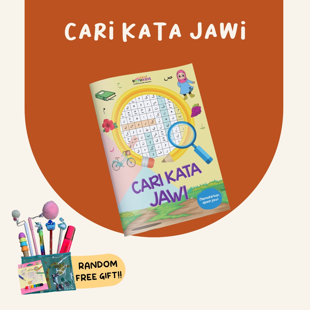 Buku Cari Kata Jawi Restu Kids