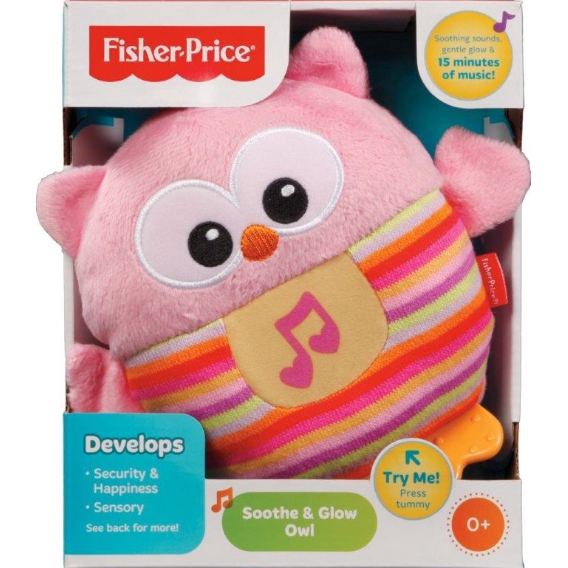 fisher price soothe and glow owl pink