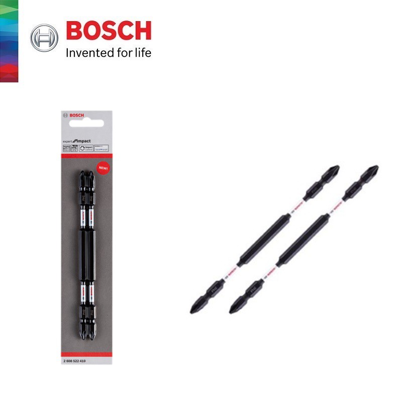 Bosch 2pcs Expert Impact 150mm Black Oxide PH2 DoubleEnded Screwdriver