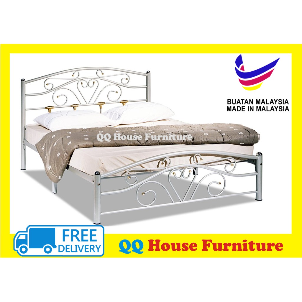 Free Metal Queen Bed Frame, Double Metal Bed Frame Free Delivery