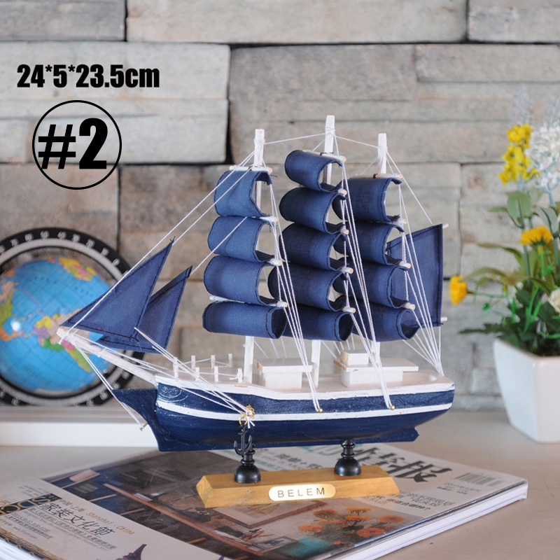 DIY Ship Assembly Model Classical Wooden Sailing Boat Scale Decoration Wood Kits 
